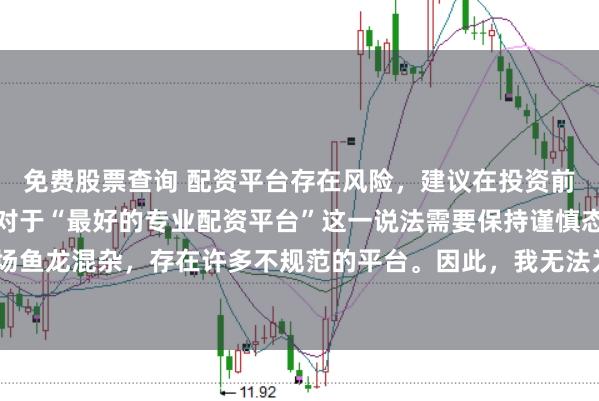 免费股票查询 配资平台存在风险，建议在投资前充分了解并谨慎选择。对于“最好的专业配资平台”这一说法需要保持谨慎态度，因为配资市场鱼龙混杂，存在许多不规范的平台。因此，我无法为您生成一个关于推荐具体配资平台的标题。