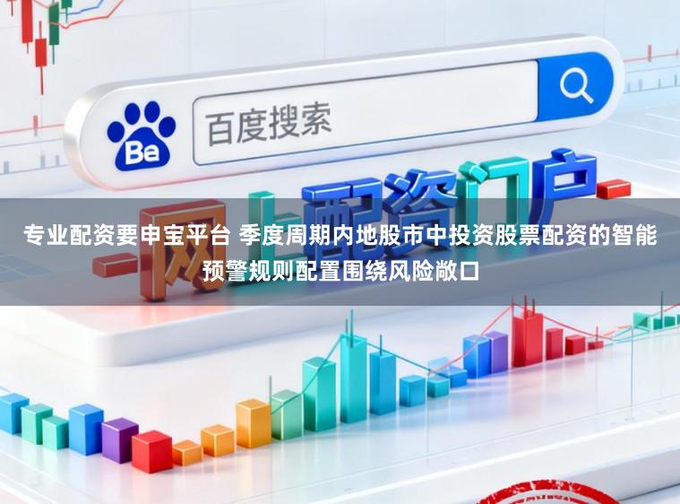专业配资要申宝平台 季度周期内地股市中投资股票配资的智能预警规则配置围绕风险敞口