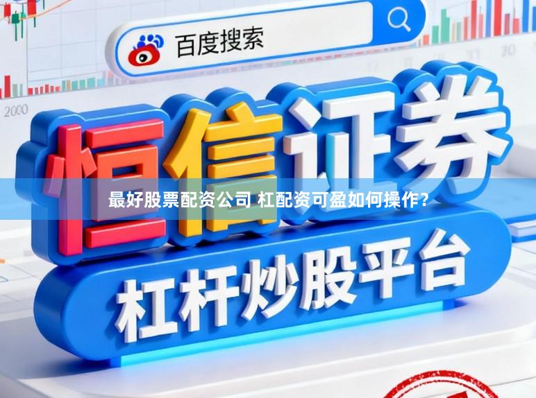 最好股票配资公司 杠配资可盈如何操作?