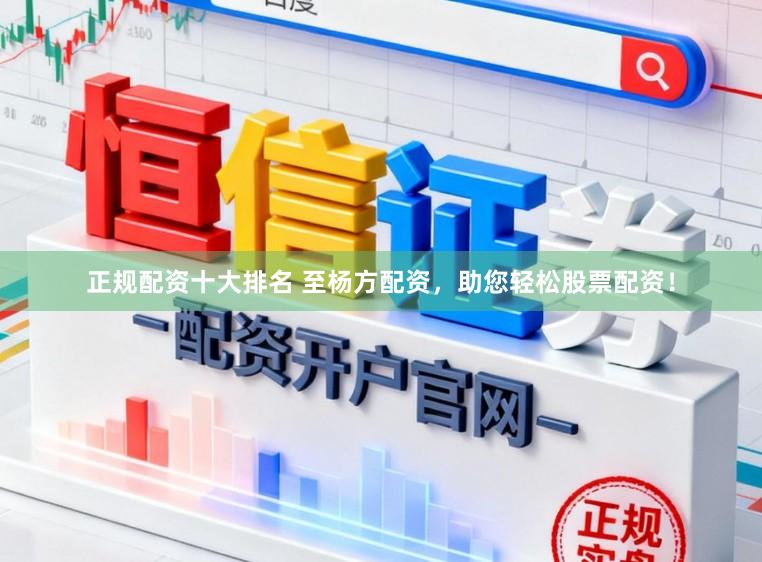 正规配资十大排名 至杨方配资，助您轻松股票配资！