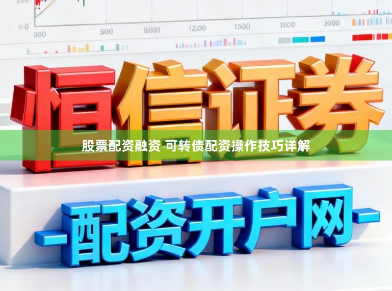 股票配资融资 可转债配资操作技巧详解