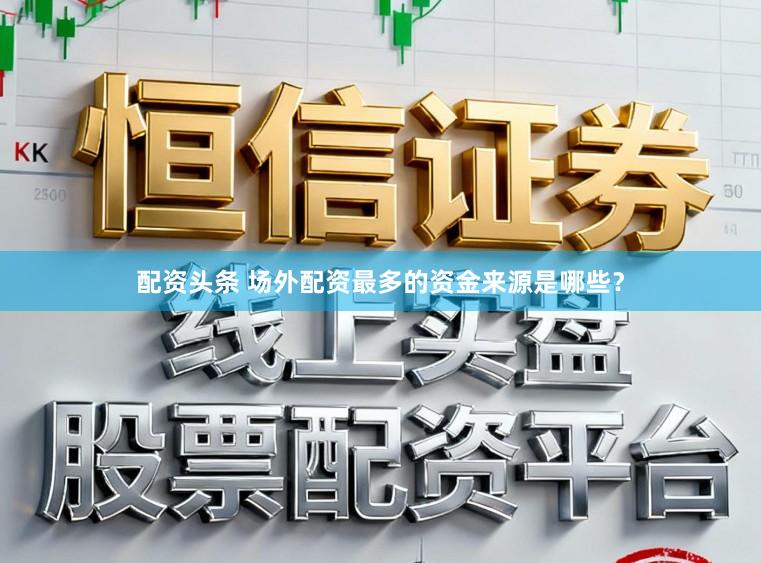 配资头条 场外配资最多的资金来源是哪些？