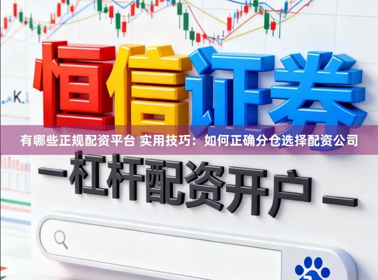 有哪些正规配资平台 实用技巧：如何正确分仓选择配资公司